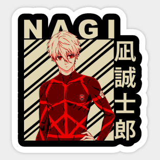 Seishiro Nagi Vintage Sticker